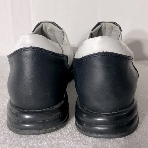 Sandbaggers Contour Fit Two Tone Black & White Allison Slip On Golf Shoes 11 - Picture 5 of 12
